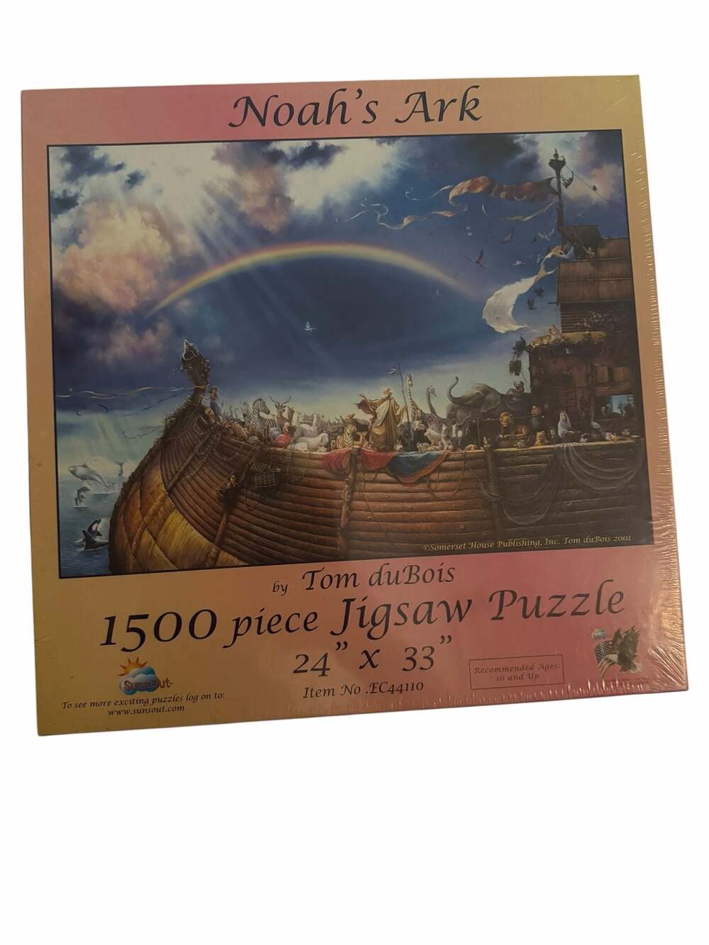Noah's Ark Puzzle by Tom duBois New Sealed 1500 Piece Jigsaw
